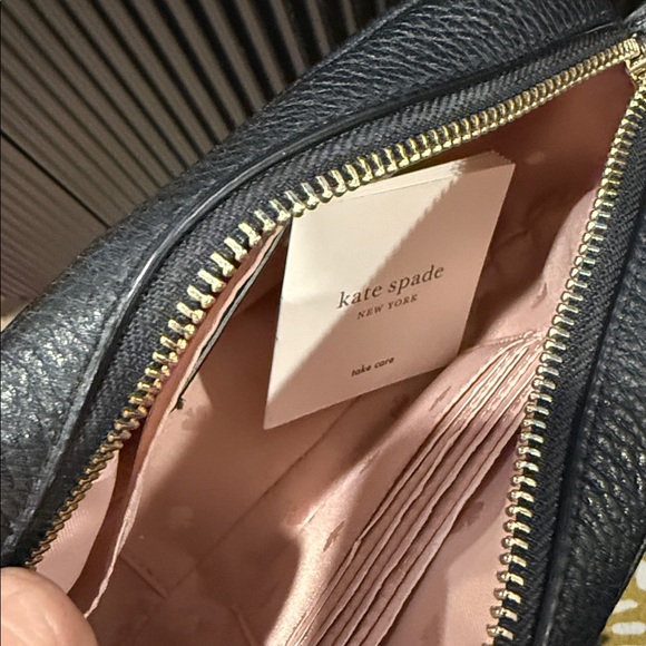 Kate Spade ♠️ Black Pebbled Leather Crossbody Bag - Picture 8 of 8